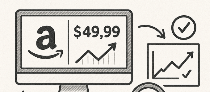 Amazon Price Tracker dashboard showing real-time price monitoring with SerpApi integration, displaying interactive charts, deal alerts, and AI-powered price predictions for e-commerce products